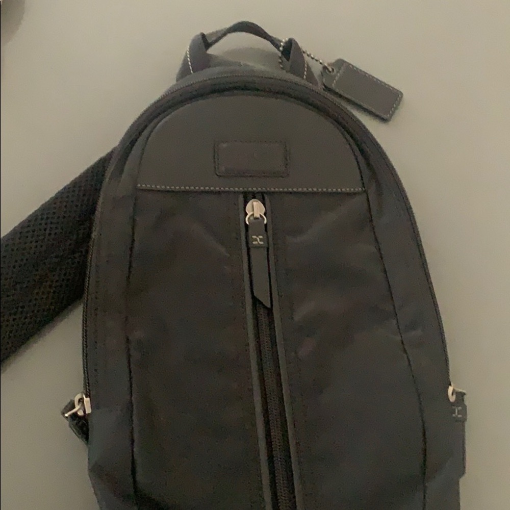 Coach Black Crossbody Backpack